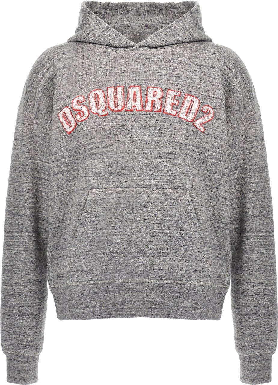 Dsquared2 Dsquared² Gray Cotton Sweatshirt Grijs