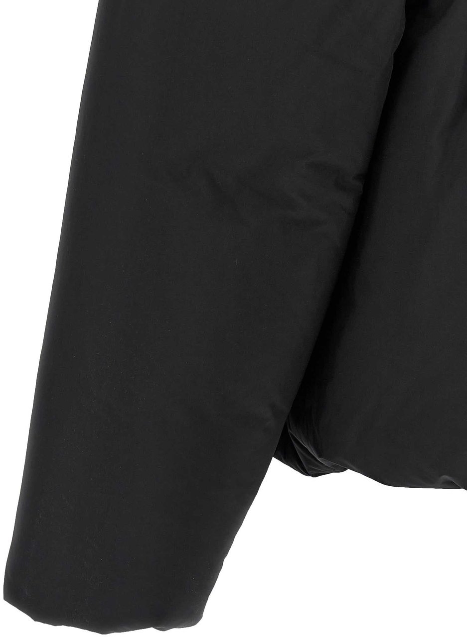 Dsquared2 Dsquared² Black Polyester Full-Length Jacket Zwart