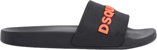 Dsquared2 Logo Slides Zwart