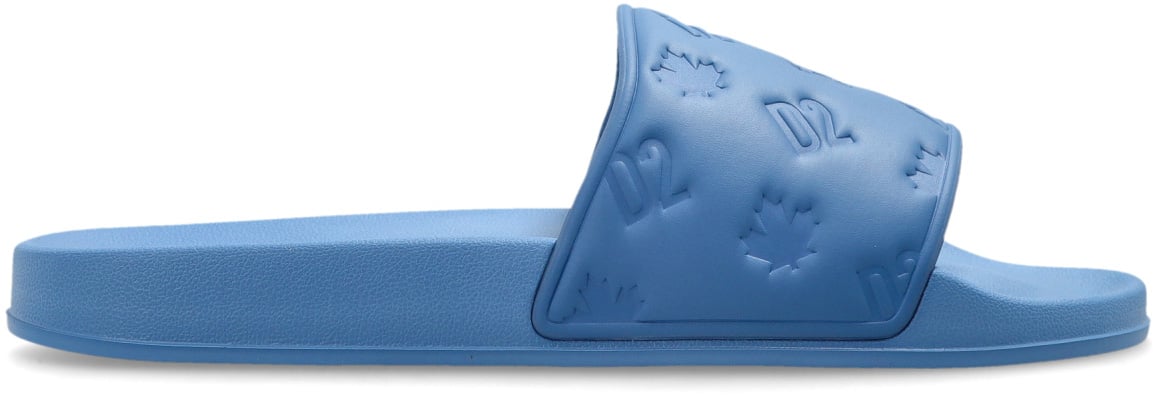 Dsquared2 BLUE Logo slides Blauw