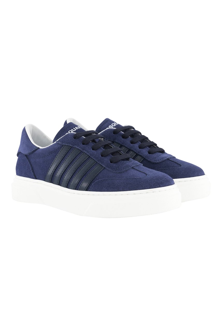 Dsquared2 Sneakers Box Sole Lace Blauw