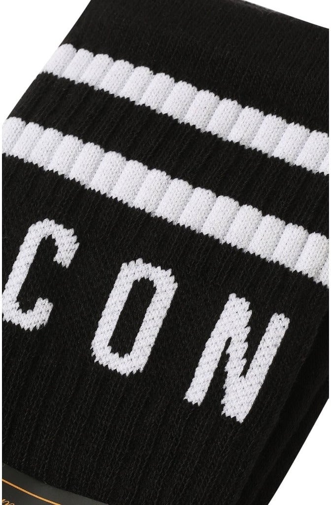 Dsquared2 dsquared2 - Socks - dq1035-d00wi-nero Dierenprint