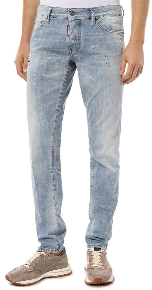 Dsquared2 dsquared2 - Jeans - s74lb1321-s30309-light Dierenprint