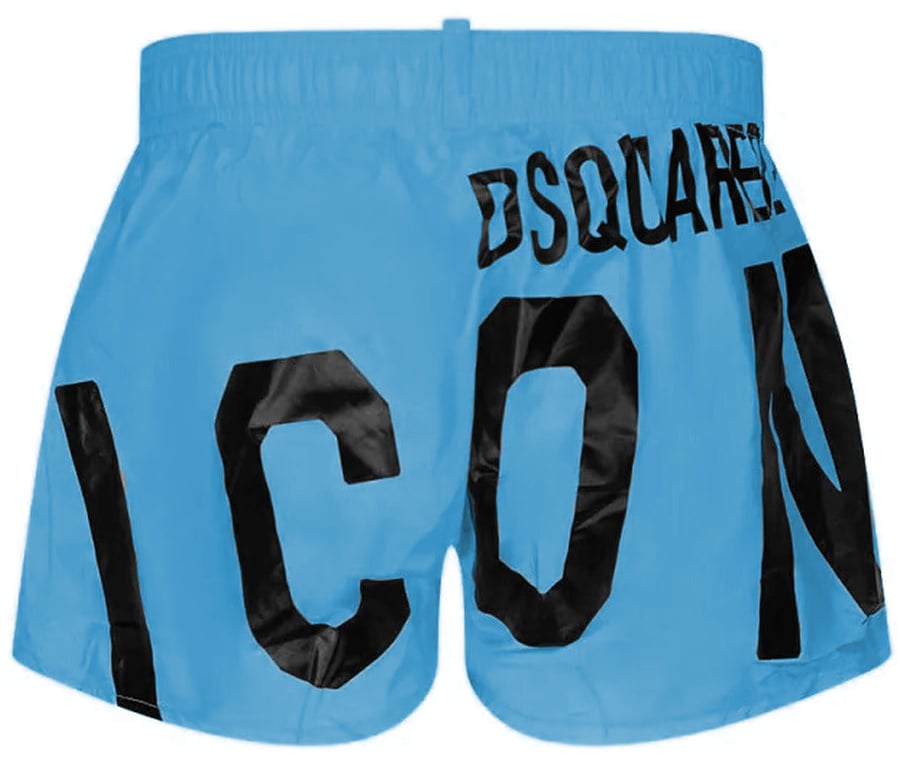Dsquared2 dsquared2 - Swimwear - dq1683-d00qk-azzurro Dierenprint