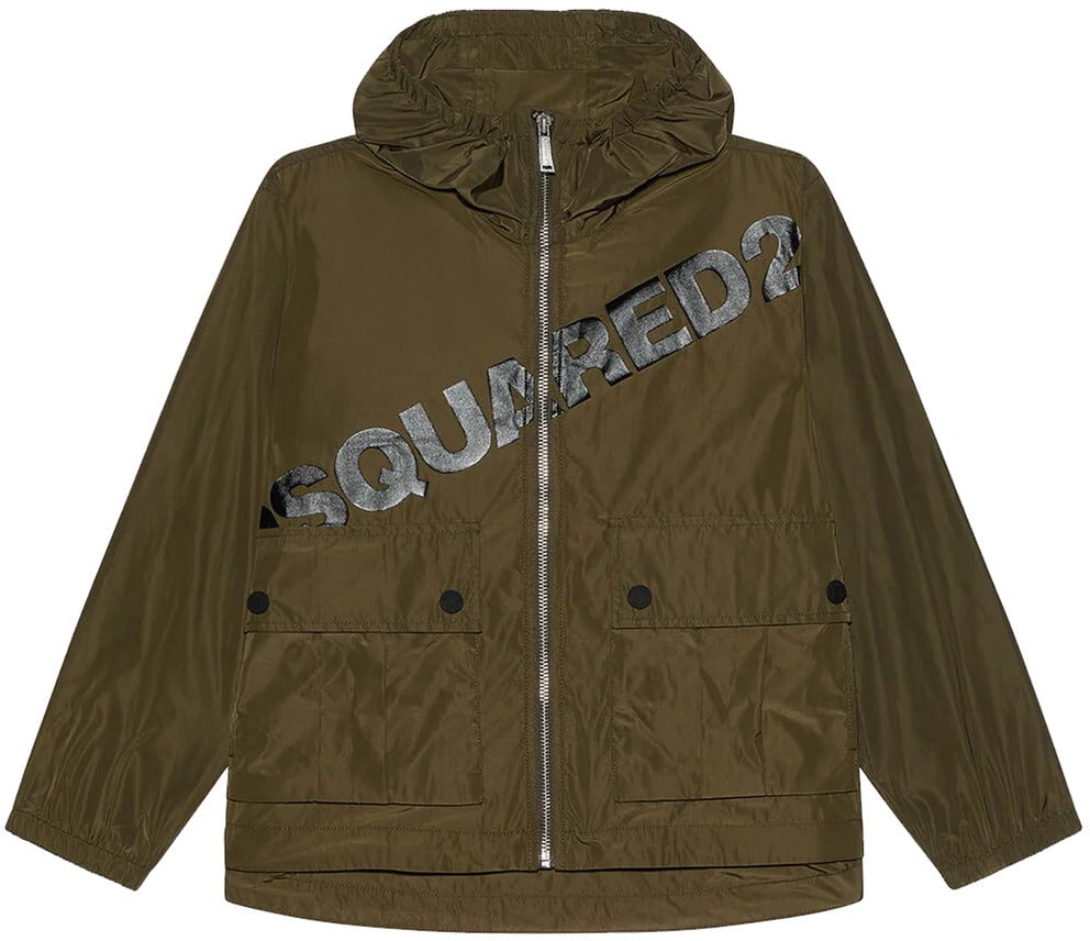 Dsquared2 dsquared2 - Jackets - dq1498-d003q-army Dierenprint