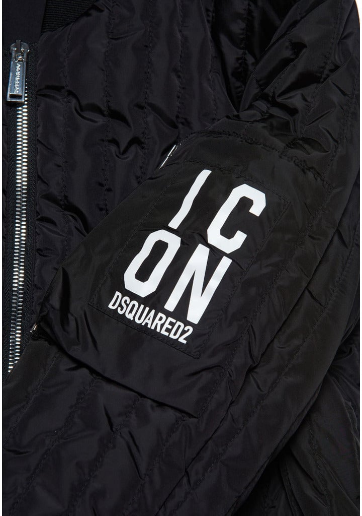 Dsquared2 dsquared2 - Jackets - dq2046-d00bn-nero Dierenprint