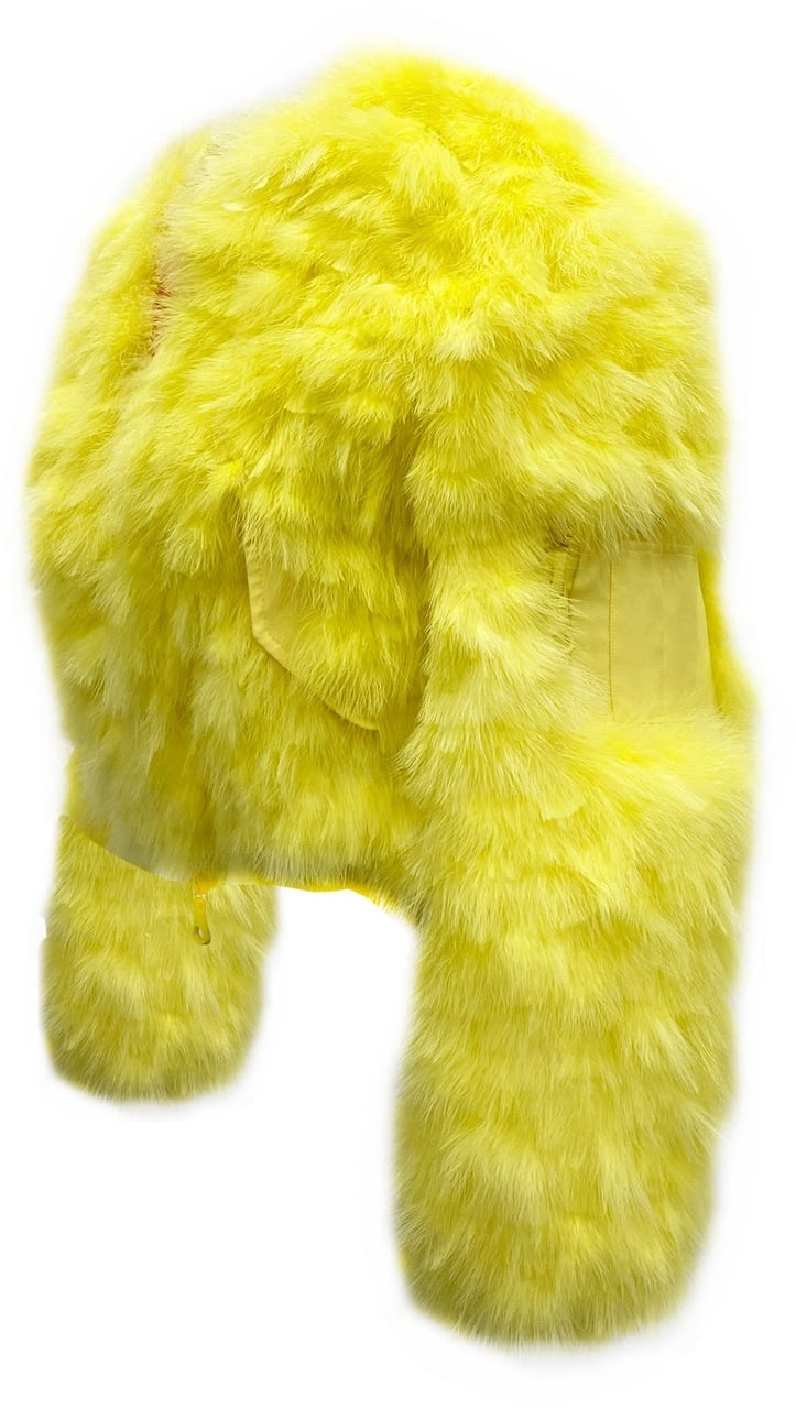 Dsquared2 Feathers Bomber Jacket Geel