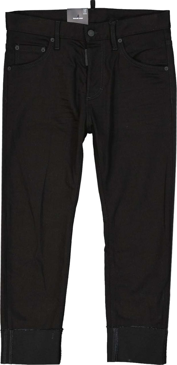 Dsquared2 Black Bull Sailor Denim Jeans Zwart