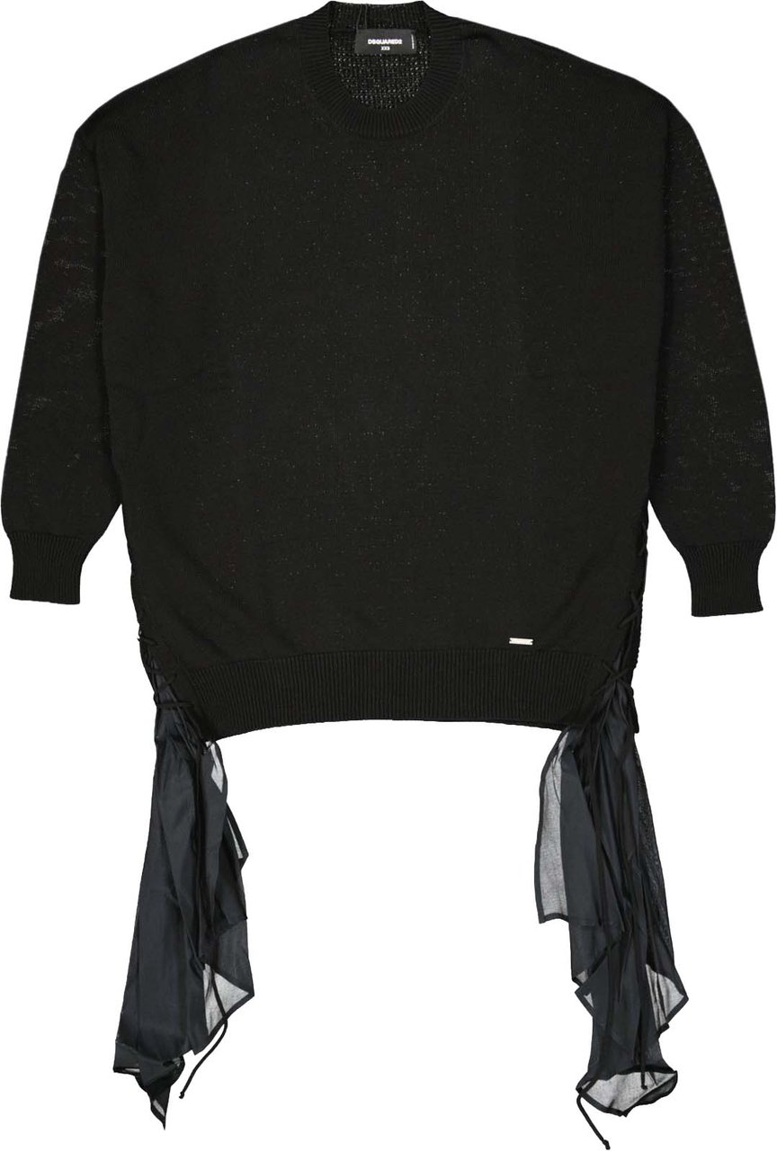 Dsquared2 Cotton Sweater Zwart