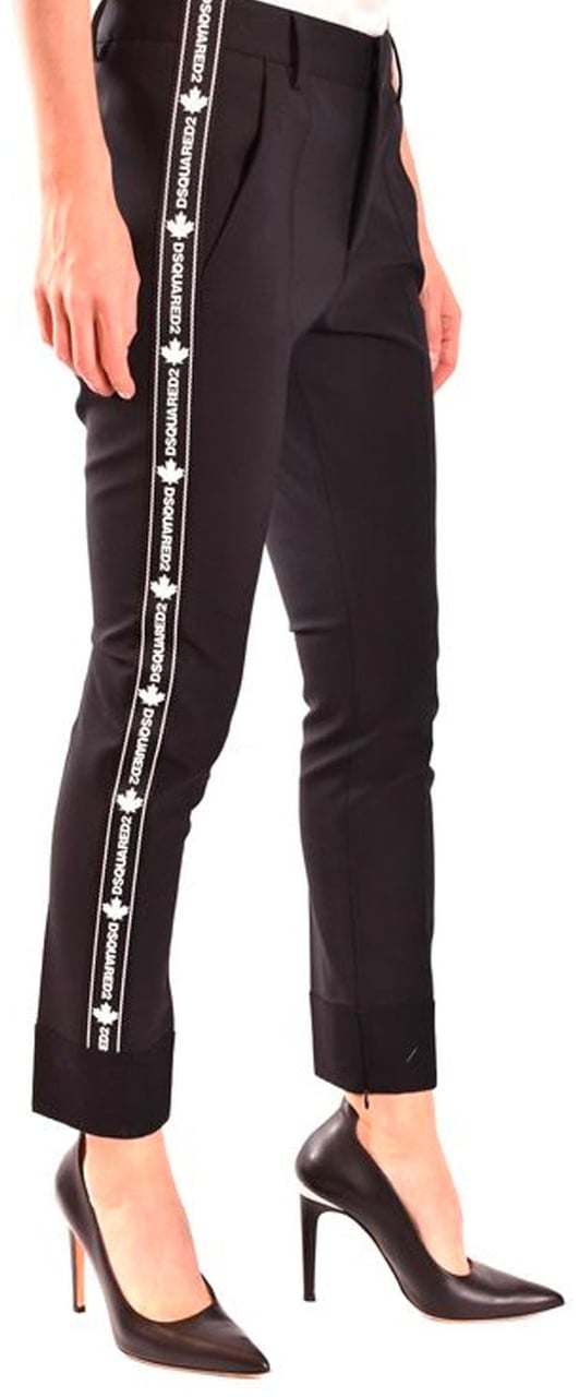 Dsquared2 Classic Wool Trousers Zwart