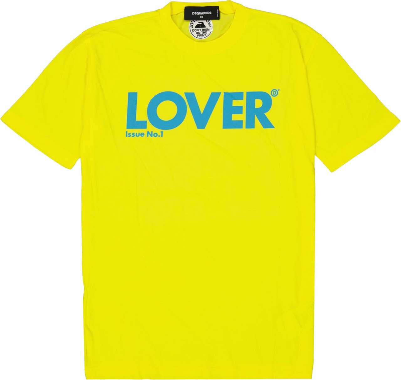 Dsquared2 Cotton T-Shirt Geel