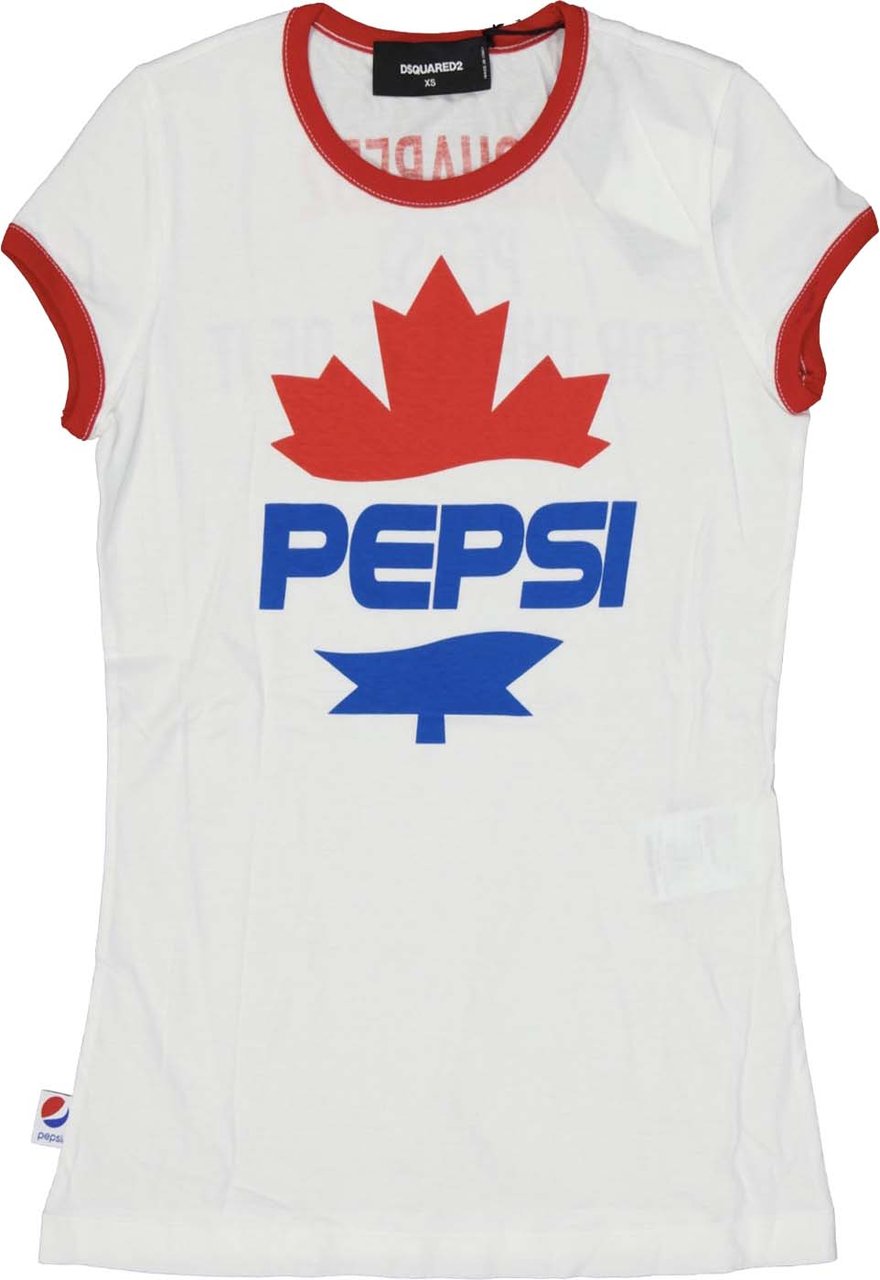 Dsquared2 Cottn Logo T-Shirt Wit