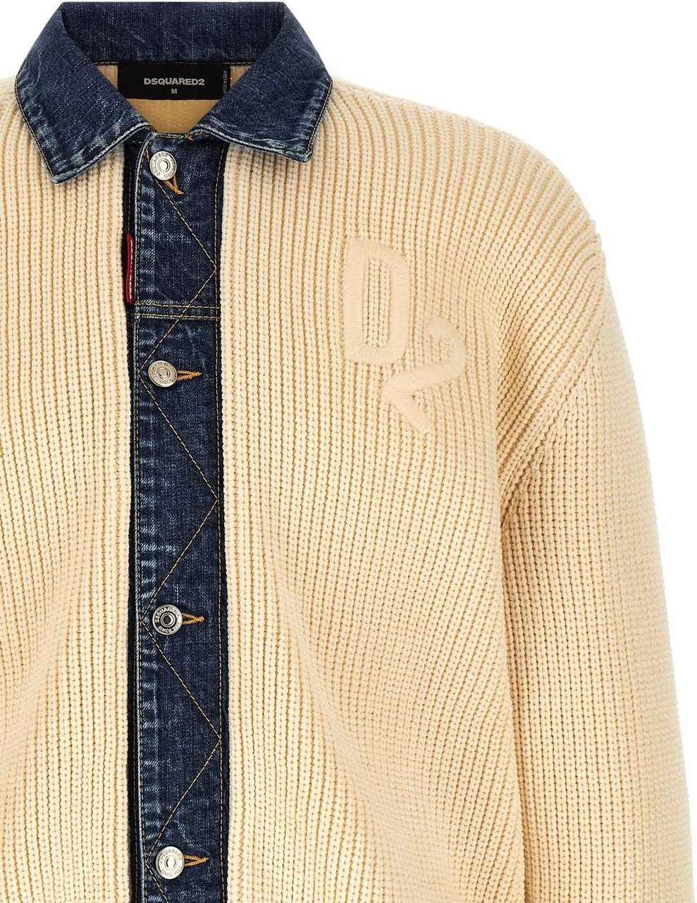 Dsquared2 Dsquared² Beige Cotton Cardigan Beige