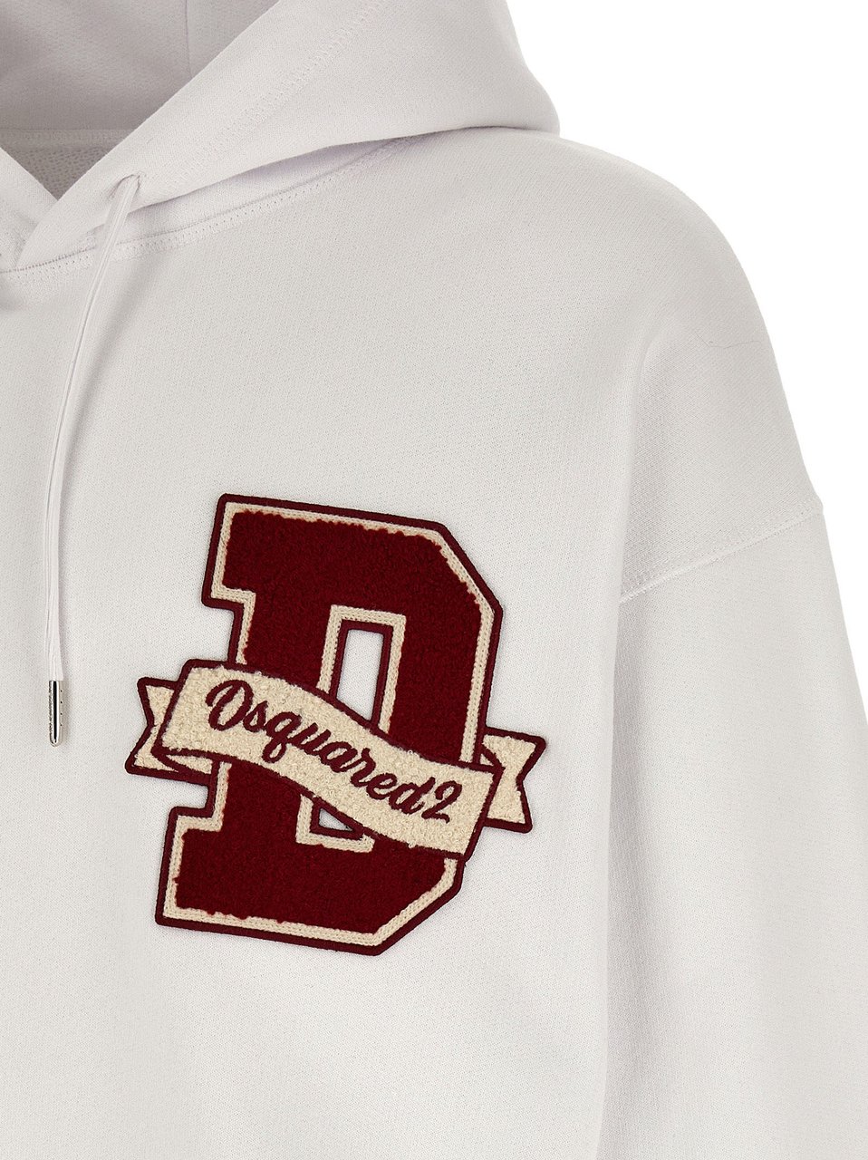 Dsquared2 Dsquared² White Cotton Sweatshirt Wit