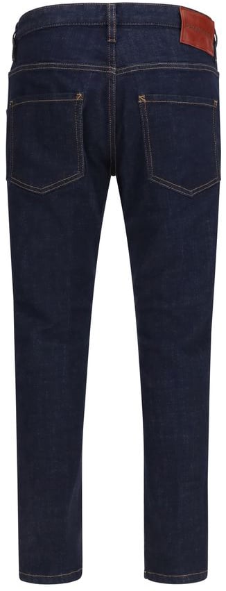 Dsquared2 Dsquared² Blue Cotton Slim Fit Jeans Blauw