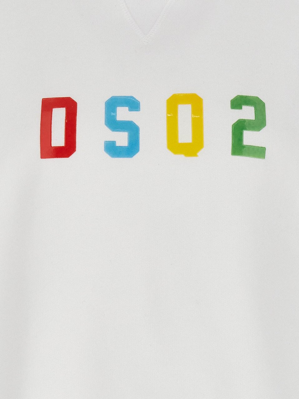 Dsquared2 Dsquared² White Cotton Sweatshirt Wit