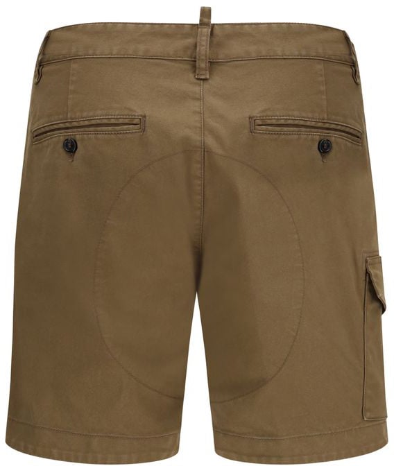 Dsquared2 Dsquared² Brown Cotton Bermuda Shorts Bruin