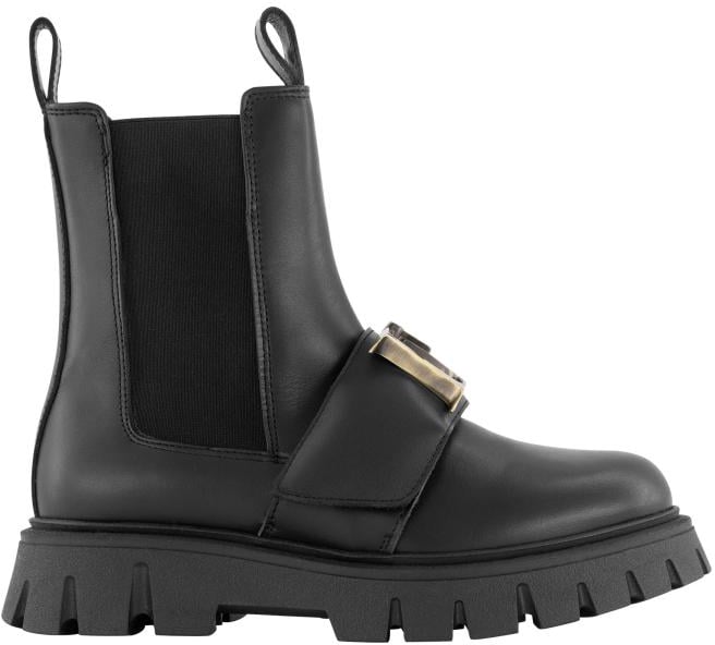 Dsquared2 Leather Chelsea Boots Zwart