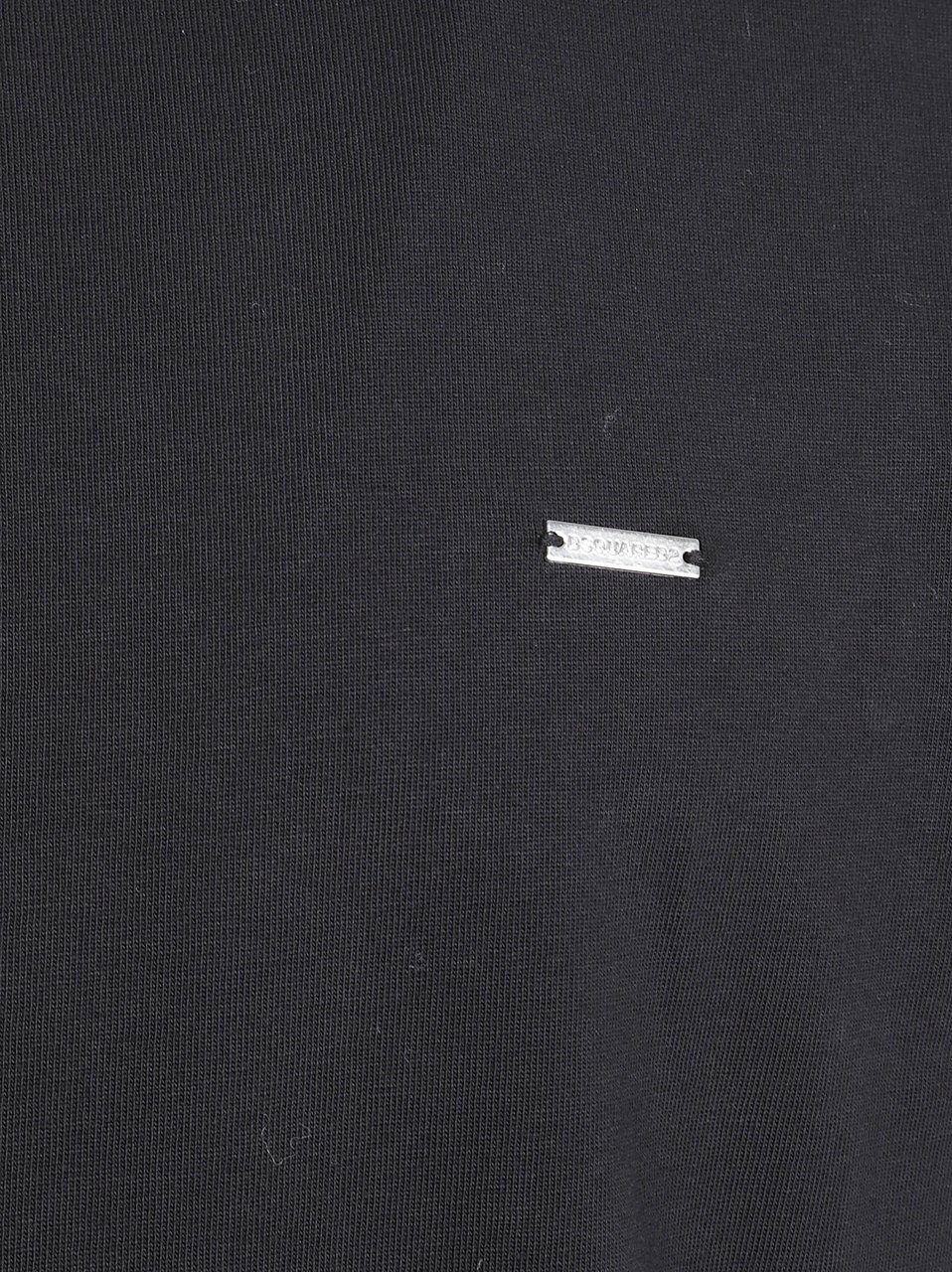 Dsquared2 Cotton Jersey T-Shirt with Logo Detail Zwart