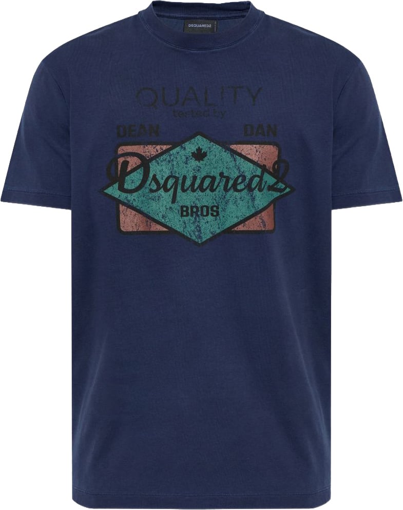 Dsquared2 Classic Crew Neck T-Shirt Blauw
