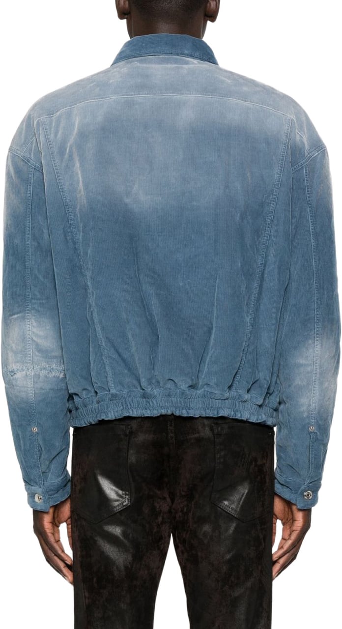Dsquared2 Blue Denim Jacket Blauw
