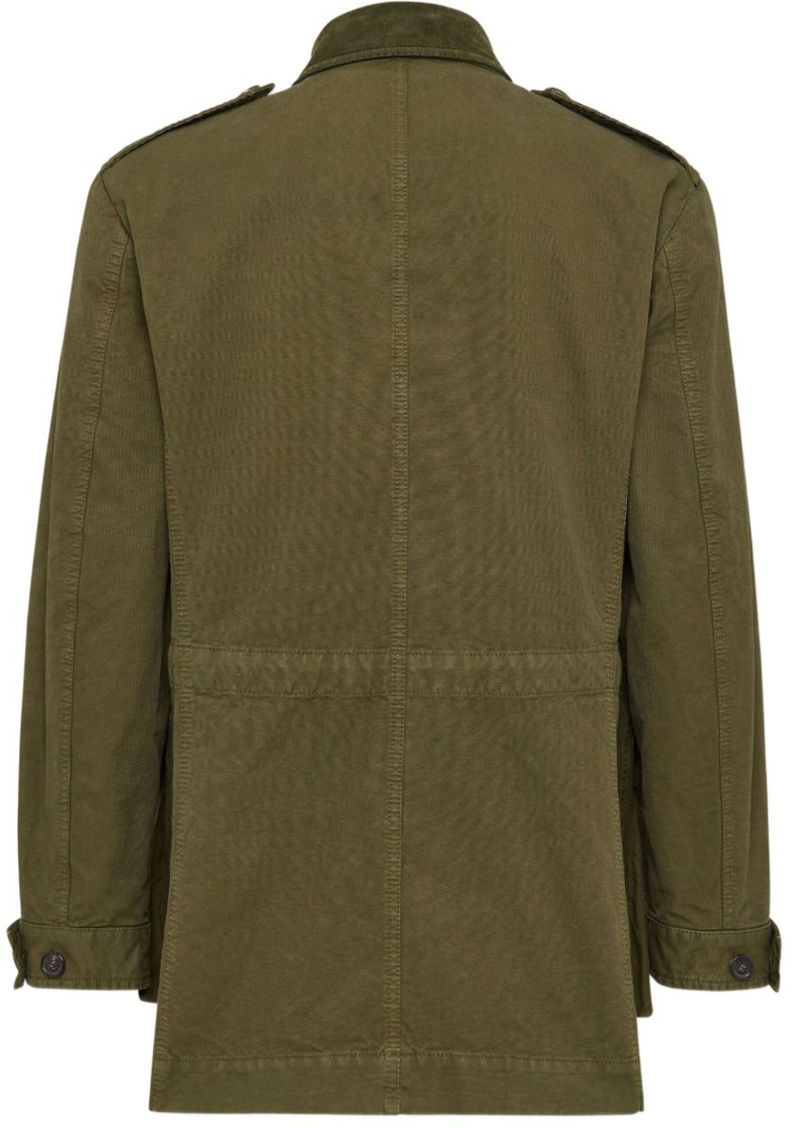 Dsquared2 Olive Green Utility Jacket Groen