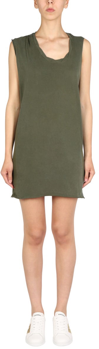 Dsquared2 MINI ROUND NECKLINE DRESS Groen