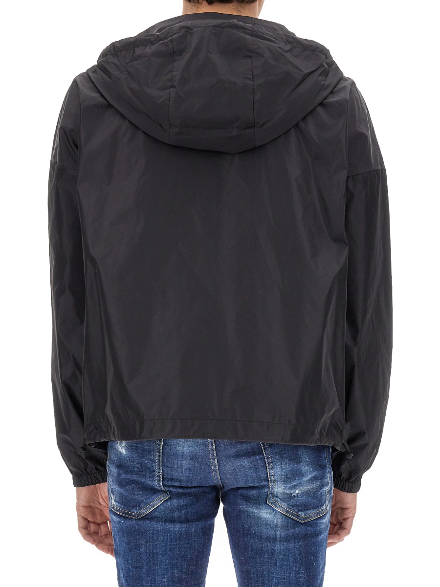 Dsquared2 WINDBREAKER WITH LOGO Zwart