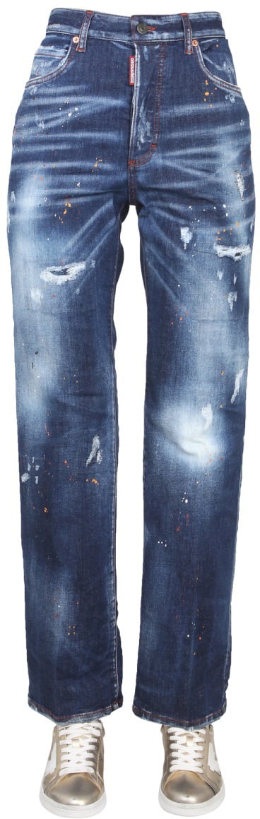 Dsquared2 JEANS ROADIE Blauw