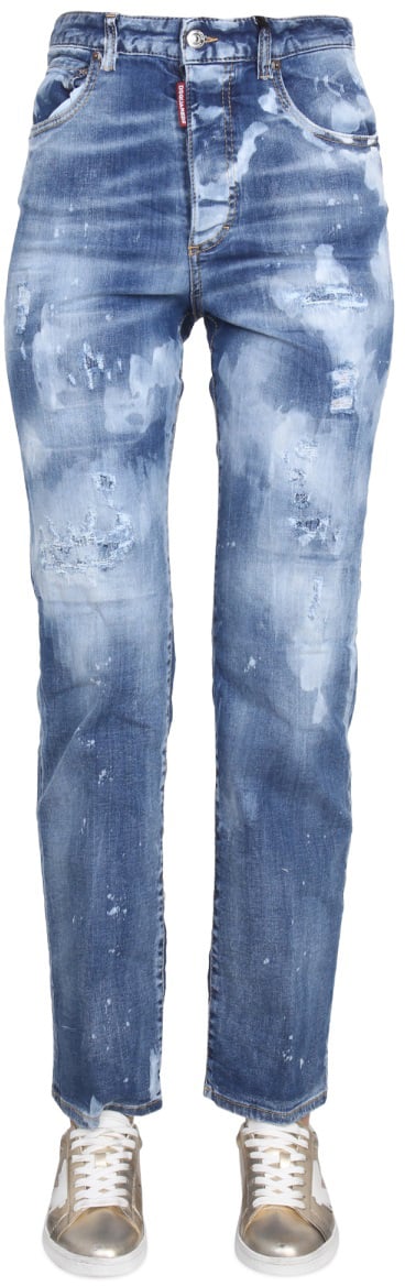 Dsquared2 JEANS IN DENIM Blauw