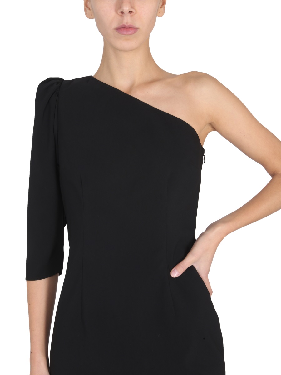 Dsquared2 ONE-SHOULDER DRESS Zwart