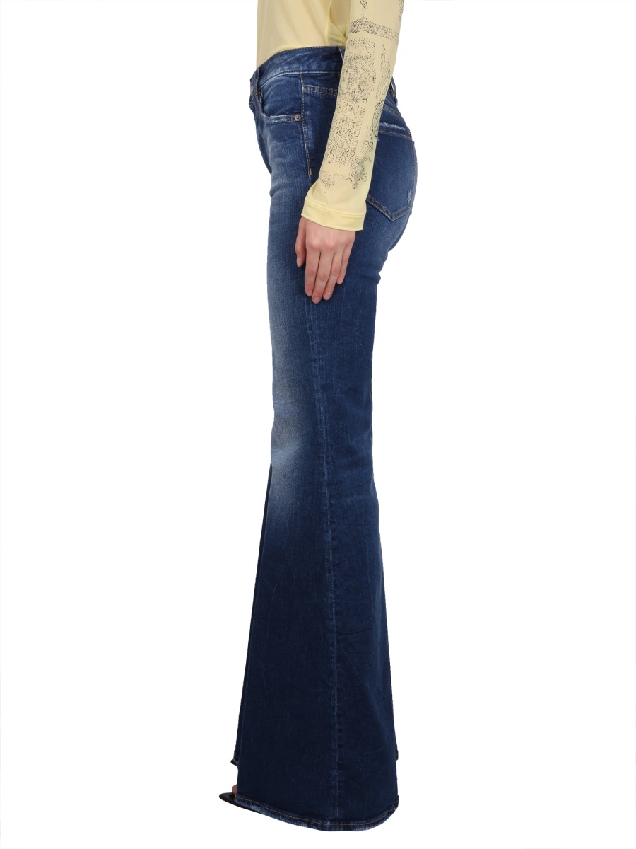 Dsquared2 SUPER FLARE JEANS Blauw