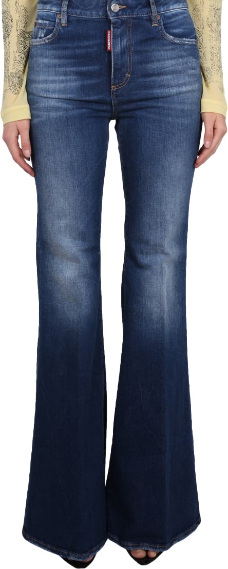 Dsquared2 SUPER FLARE JEANS Blauw