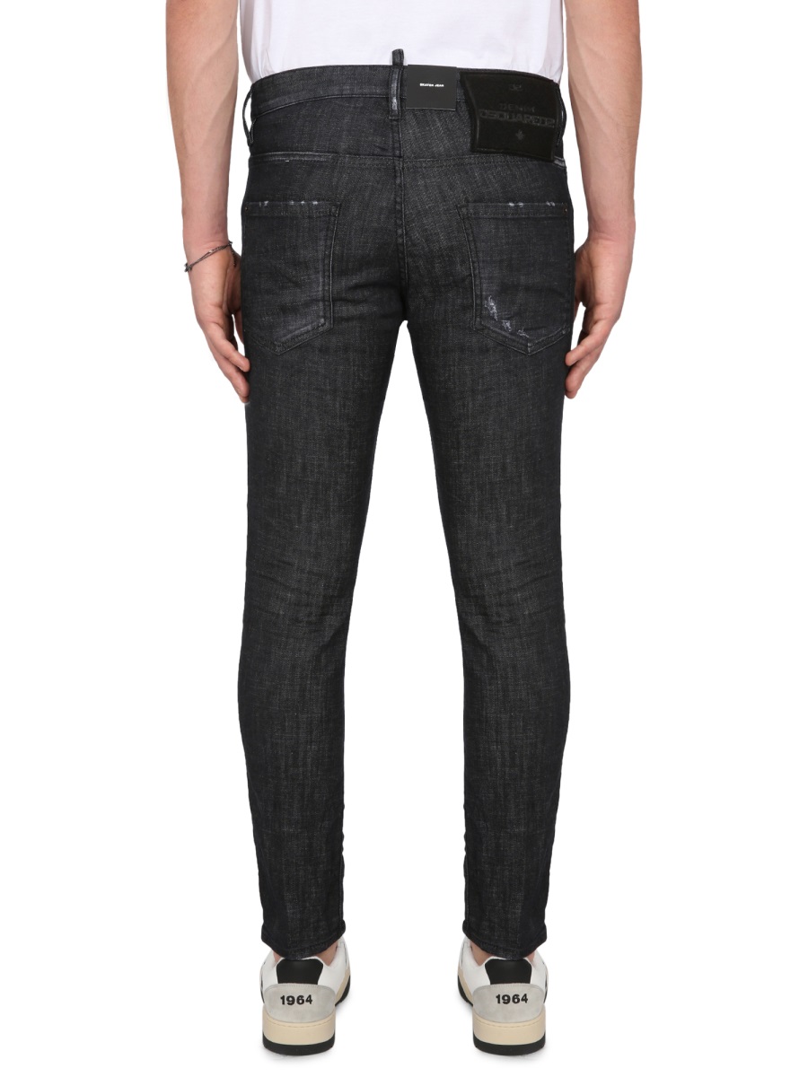 Dsquared2 SKATER FIT JEANS Zwart