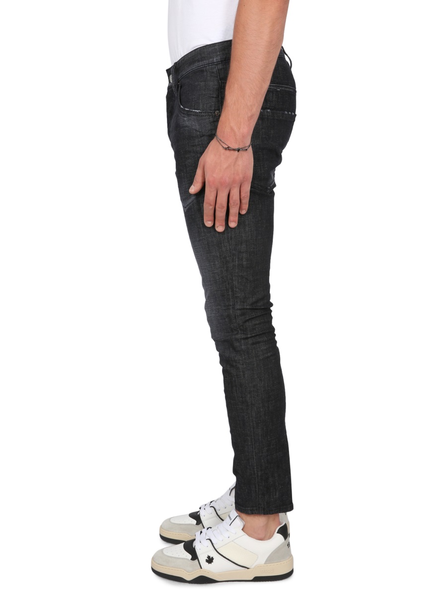 Dsquared2 SKATER FIT JEANS Zwart
