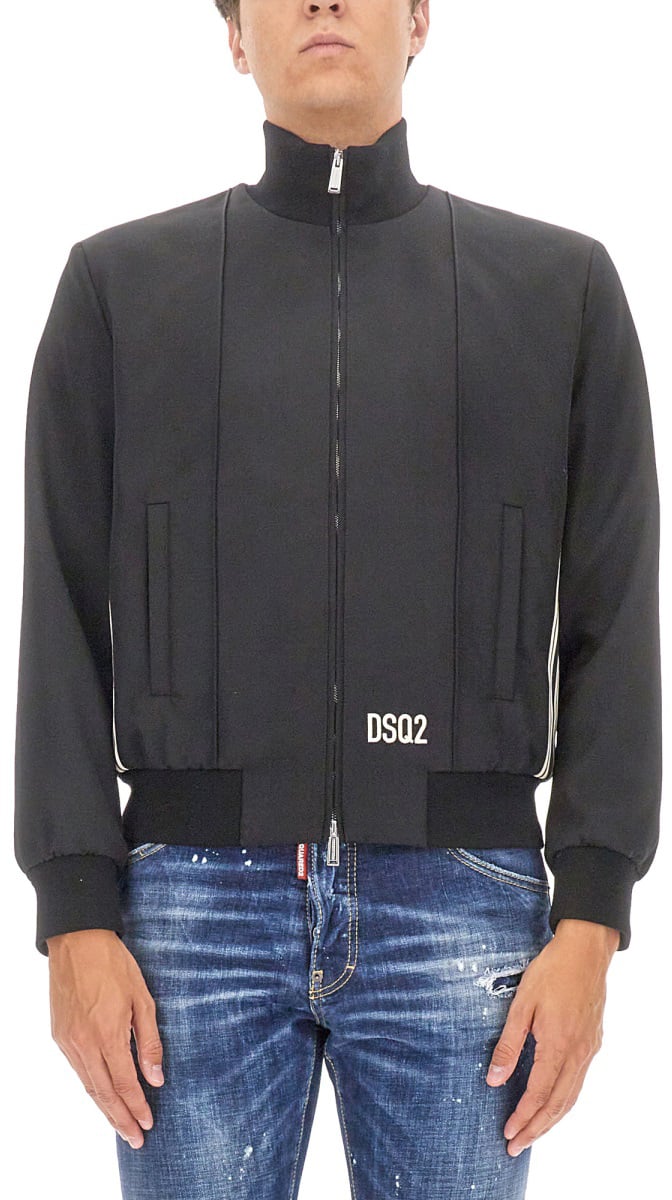 Dsquared2 BOMBER JACKET Zwart