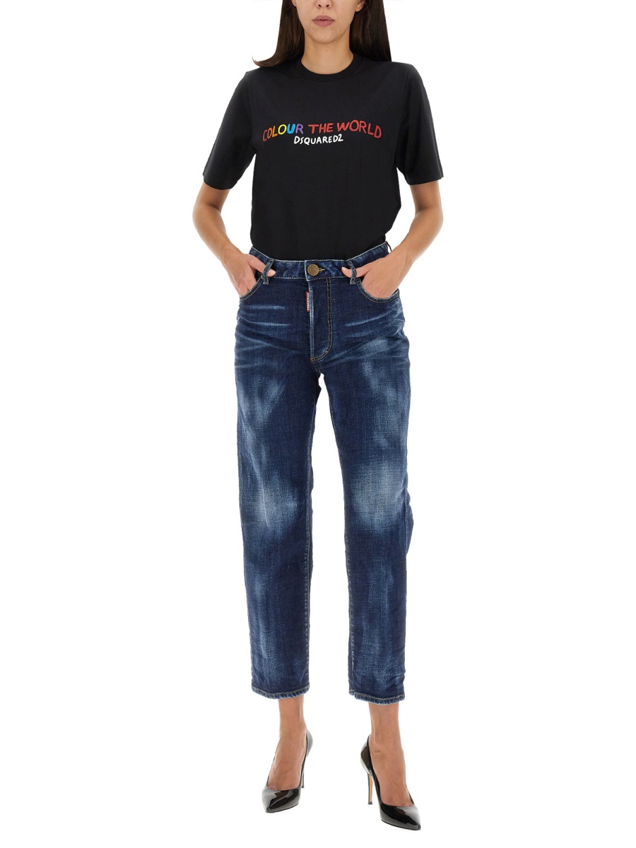 Dsquared2 BOSTON JEANS Blauw