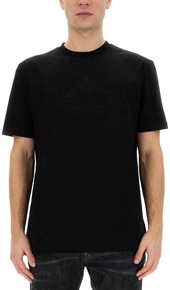 Dsquared2 T-SHIRT WITH LOGO Zwart
