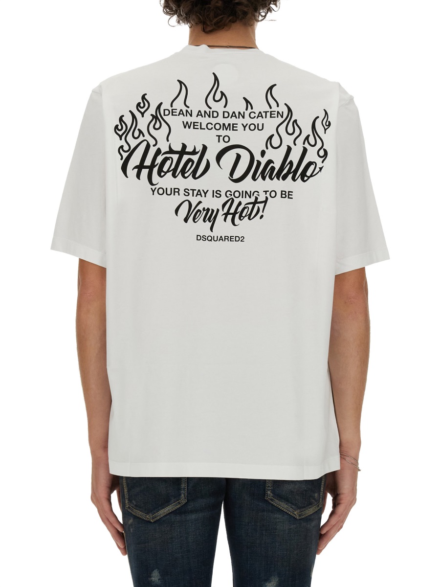 Dsquared2 COOL FIT T-SHIRT Wit