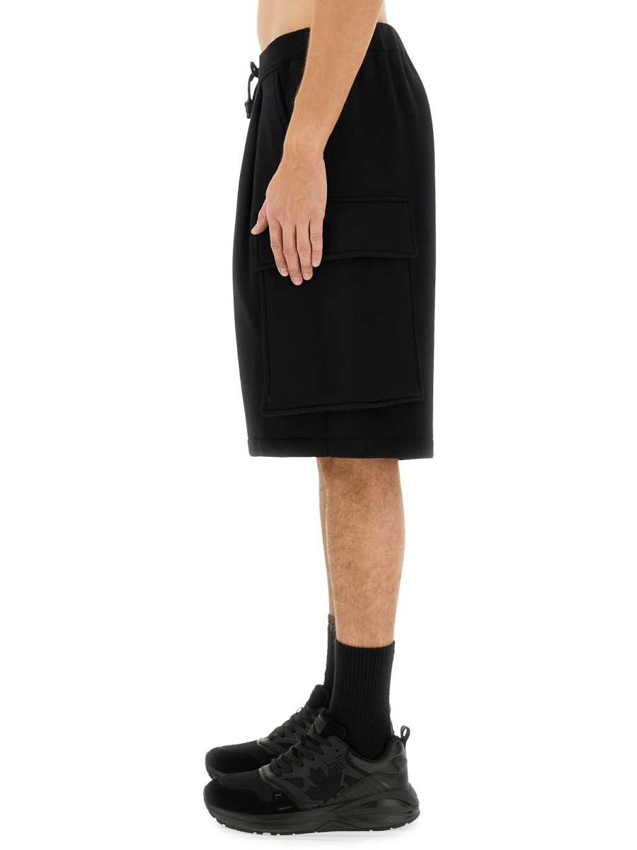 Dsquared2 CARGO BERMUDA SHORTS "BALLOON" Zwart