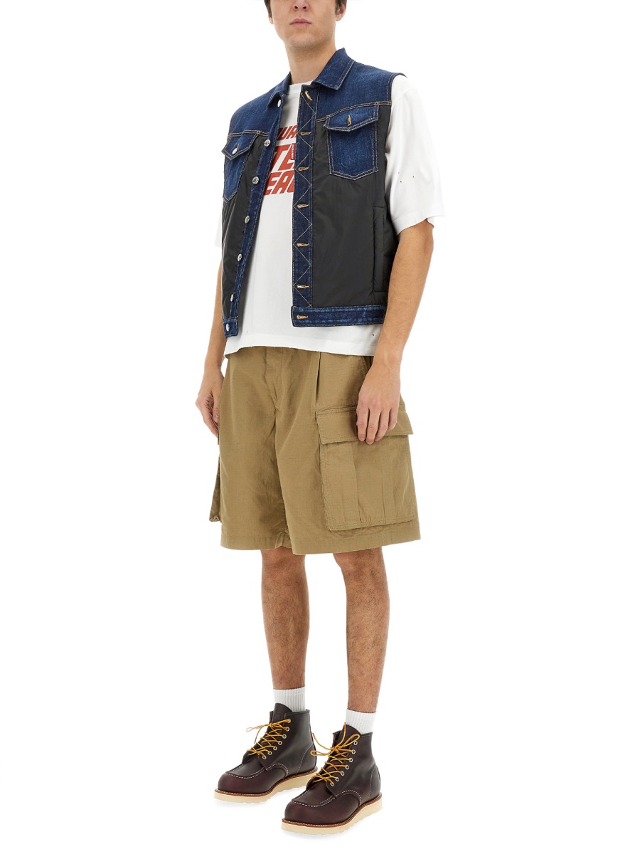 Dsquared2 T-SHIRT WITH PRINT Wit