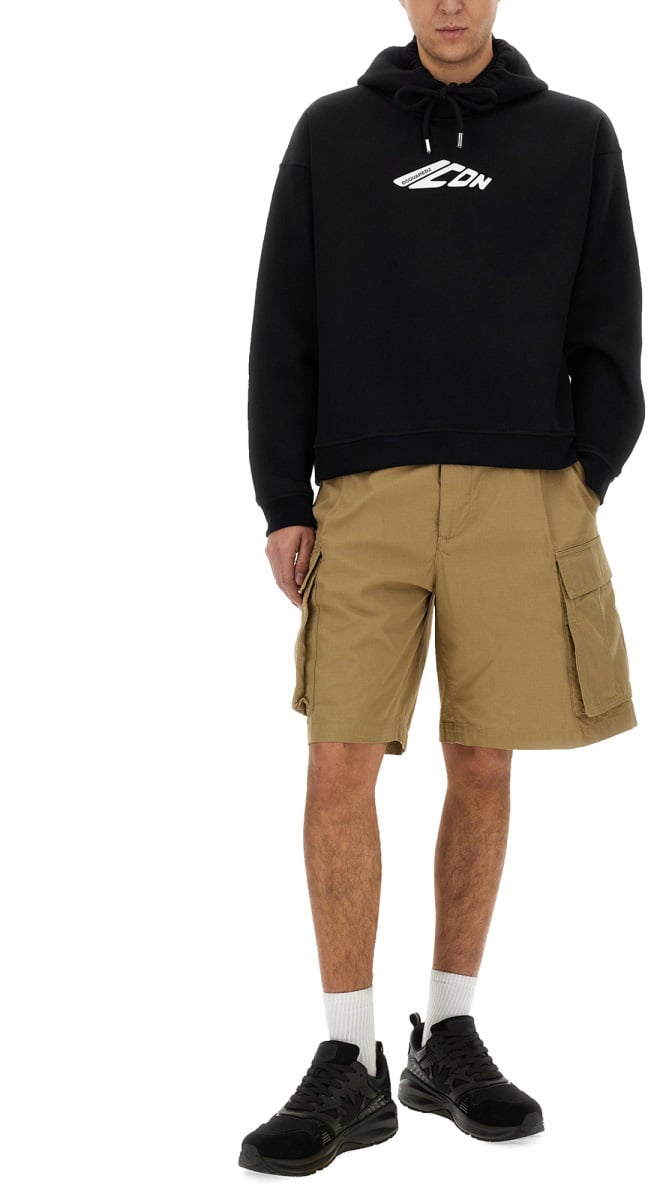 Dsquared2 BERMUDA CARGO Beige