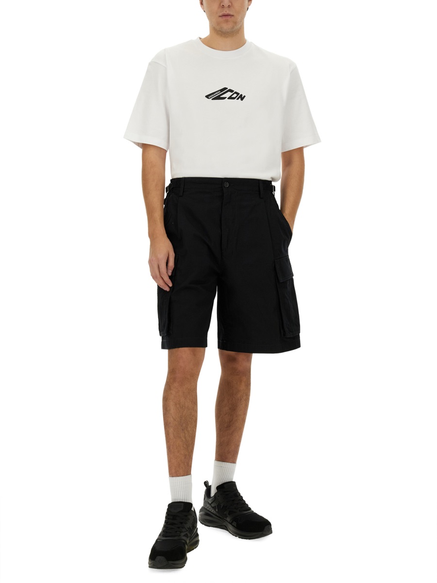 Dsquared2 BERMUDA CARGO Zwart