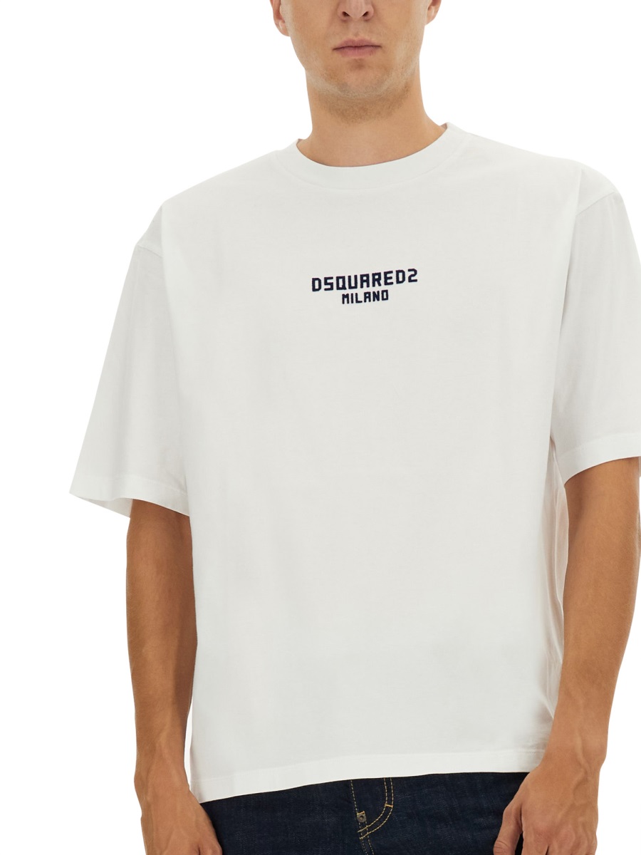 Dsquared2 T-SHIRT WITH LOGO Wit