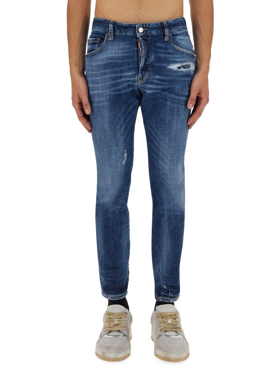 Dsquared2 SKATER JEANS Blauw