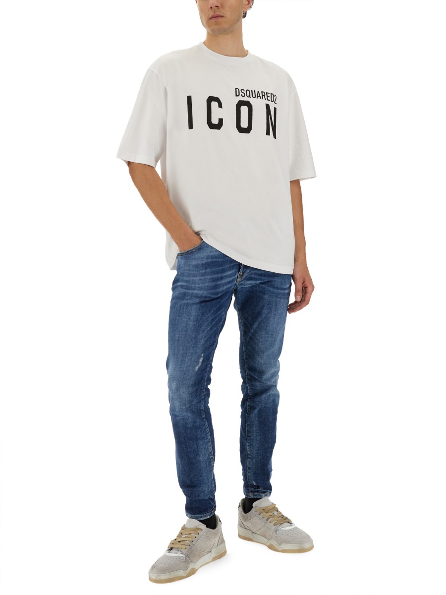 Dsquared2 SKATER JEANS Blauw