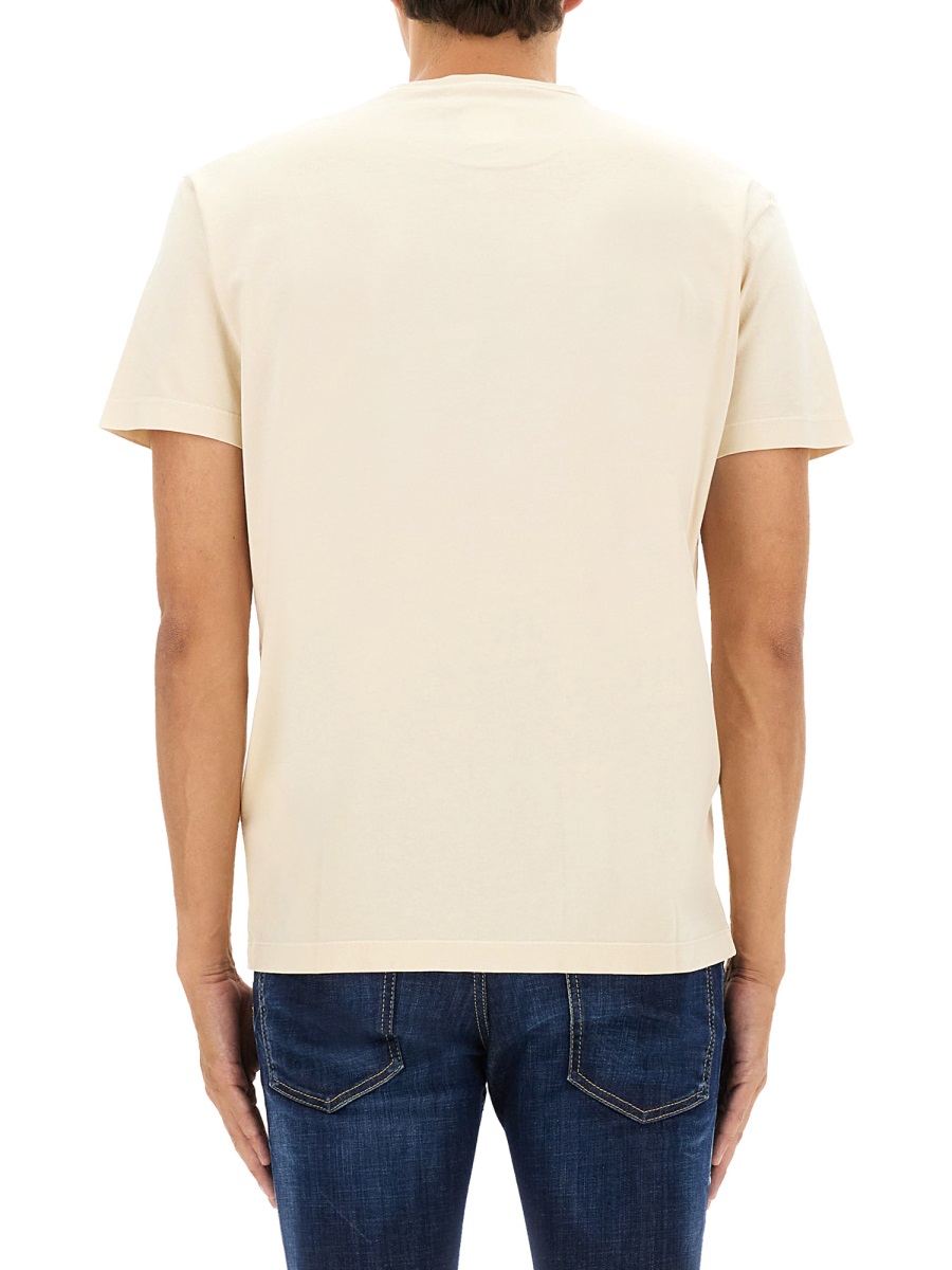 Dsquared2 T-SHIRT WITH LOGO Beige