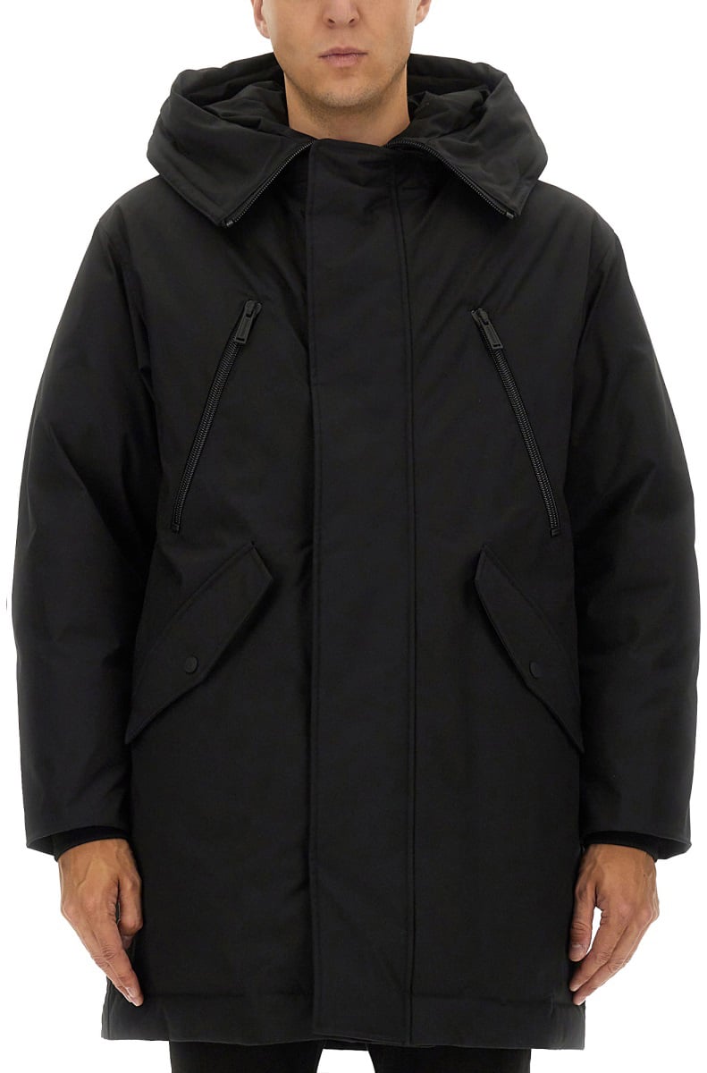 Dsquared2 CABAN PUFFER COAT Zwart