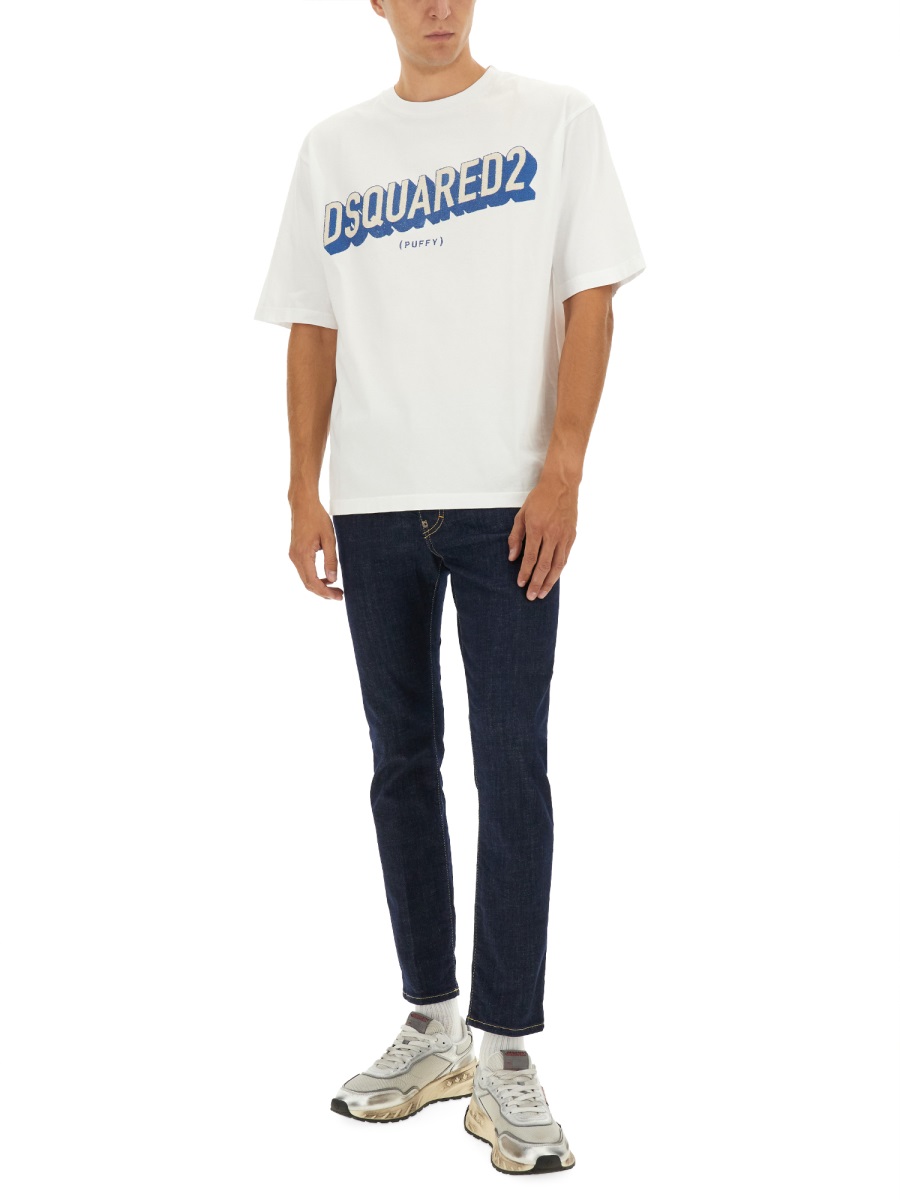 Dsquared2 T-SHIRT WITH LOGO Wit
