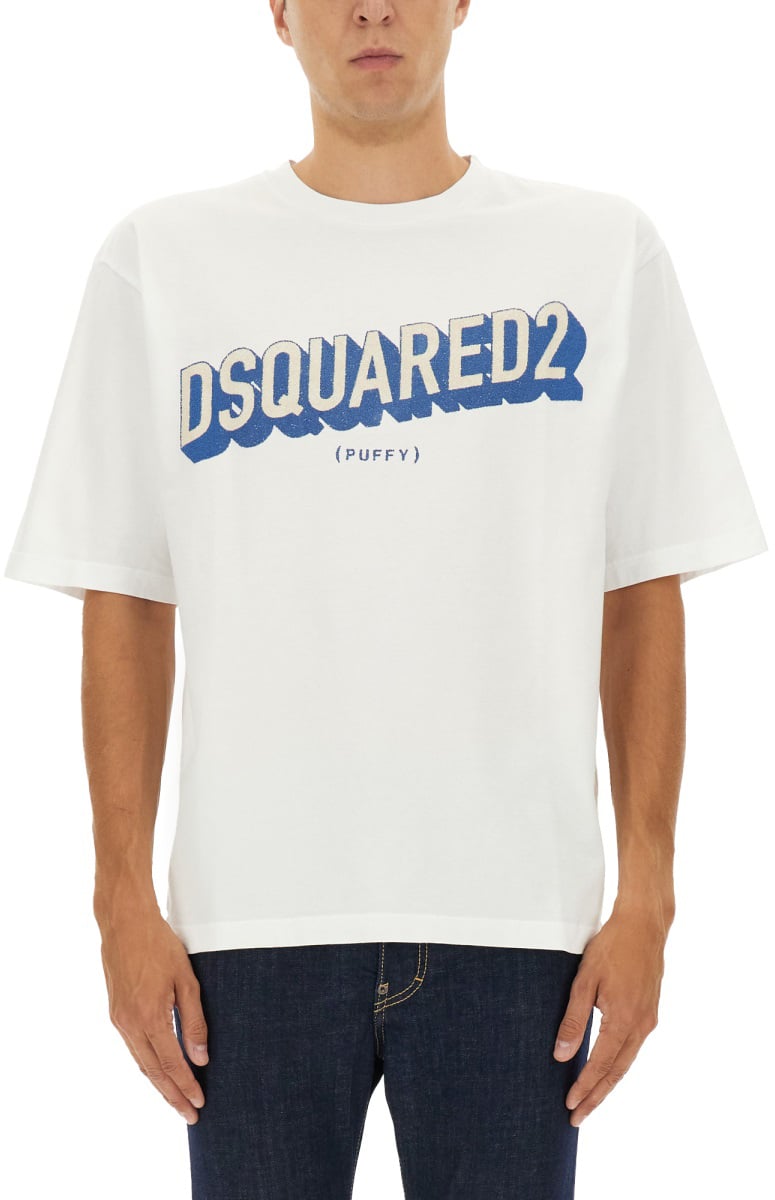 Dsquared2 T-SHIRT WITH LOGO Wit